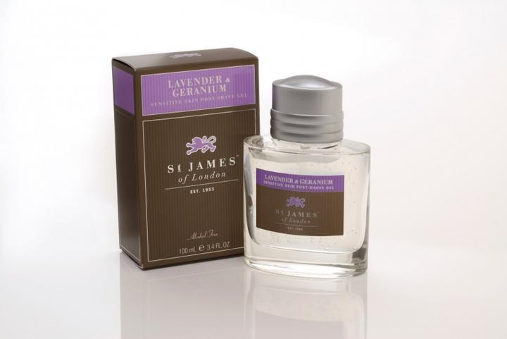 St. James of London Aftershave Gel Lavender & Geranium (Gel, 100 ml)