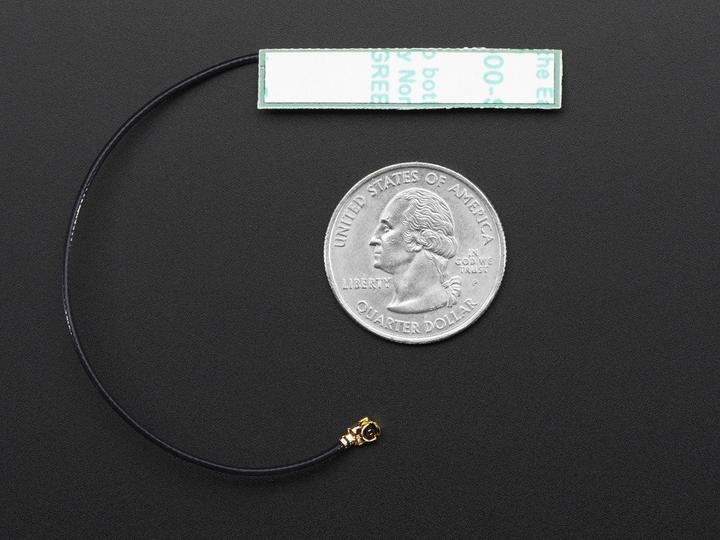 Actual product image Adafruit 2.4GHz Mini Flexible WiFi Antenna w/uFL Connector 100mm (Aerial)