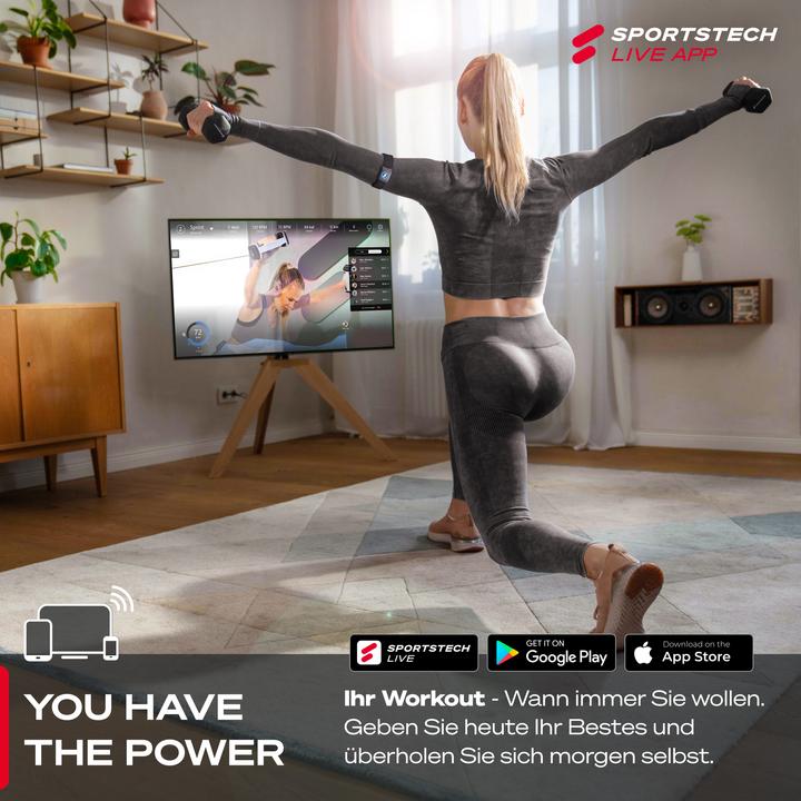 Immagine prodotto Sportstech Cardiofrequenzimetro sPulse Cardiofrequenzimetro con braccialetto via Bluetooth e sensore LED |