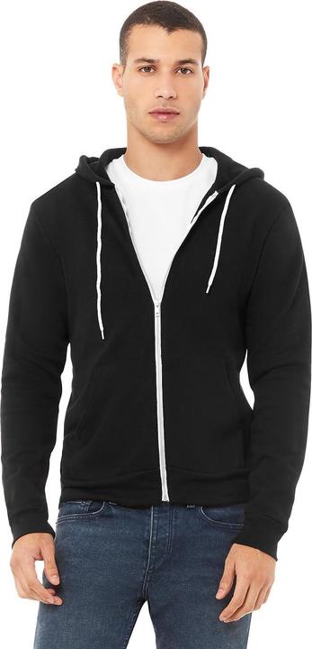 Actual product image Bella Canvas Adults Unisex Full Zip Hoodie (XL)