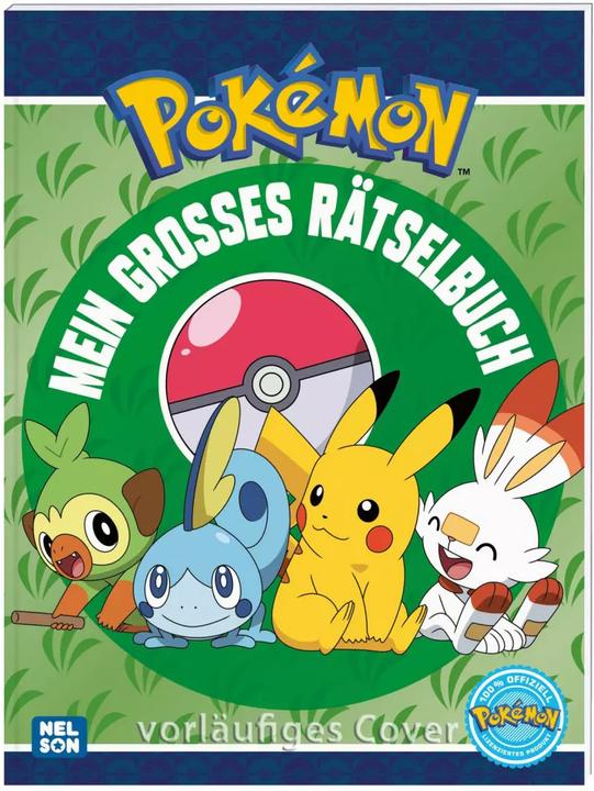 Produktbild Pokémon: Mein grosses Rätselbuch (Deutsch, 2023)
