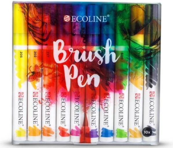 Image du produit Talens ECOLINE Brush Pen (Multicolore, 10 x)