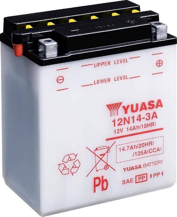 Image du produit Yuasa Garantie limitée de 6 mois (12 V, 14 Ah, 125 A)