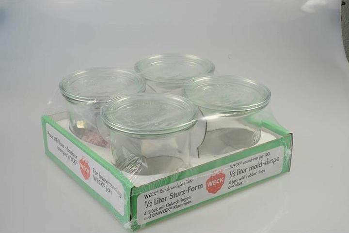 Actual product image Weck lintel shape (4 pcs., 0.50 l)