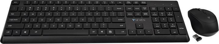 Produktbild V7 Pro Wireless Keyboard Mouse Us (US, Kabellos)