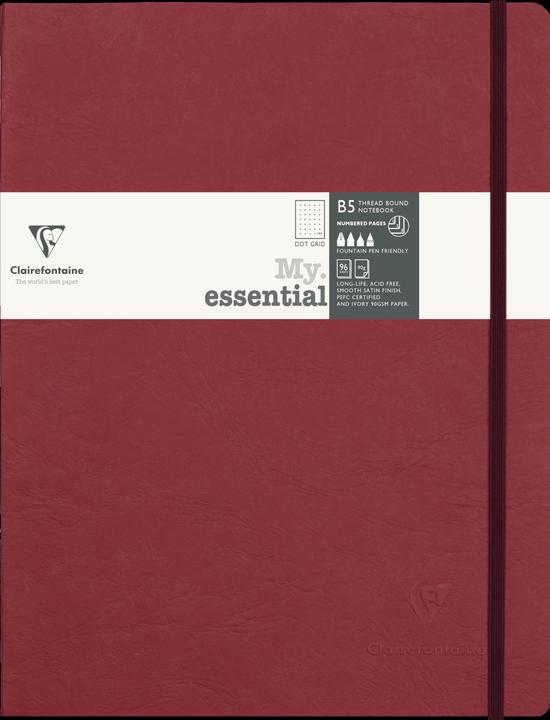 Immagine prodotto Clairefontaine Taccuino della borsa dell'età (B5, Quadretti, Copertina rigida)