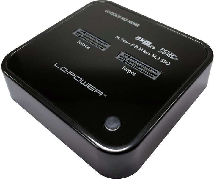 Immagine prodotto LC-Power LC-DOCK-M2-NVME per docking station 2x NVMe-M.2-SSD al dettaglio