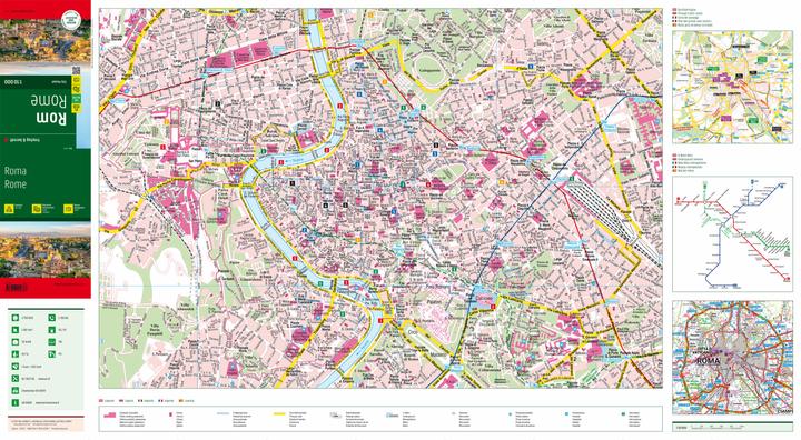 Actual product image Rome, City Map 1:10.000, freytag & berndt