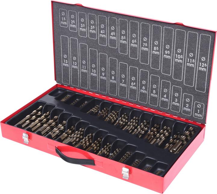 KS Tools HSS-G CO 5 Spiralbohrer-Satz (13.0 Millimeter)