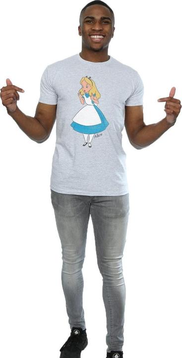 Immagine prodotto Disney Alice In Wonderland Surprised Alice Maglietta Uomo (M)
