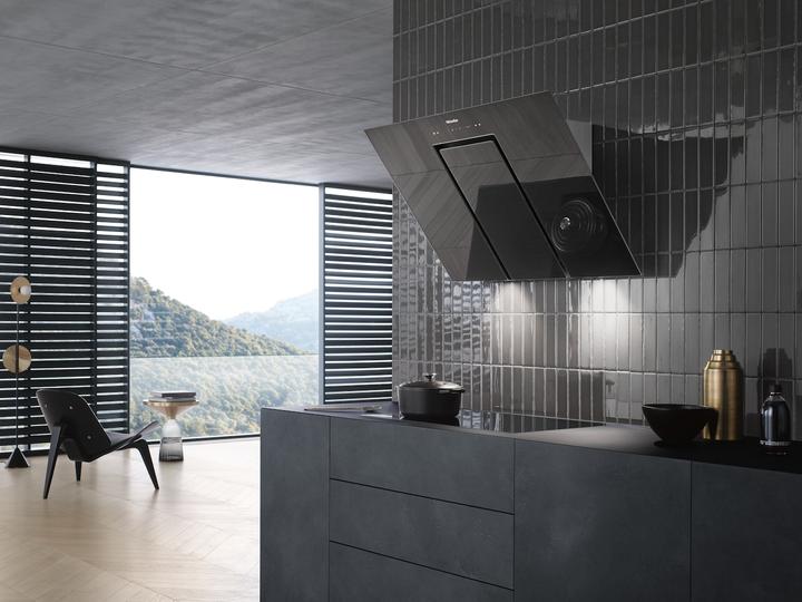 Image du produit Miele DA 6498 W Gris pur GR (Hotte murale)
