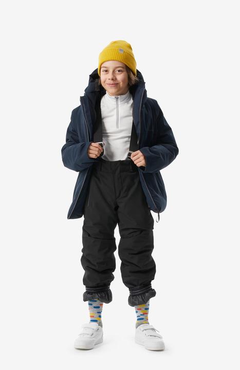 Image du produit Wedze Veste de ski enfants matelassée chaude et imperméable - 500 bleu (128)