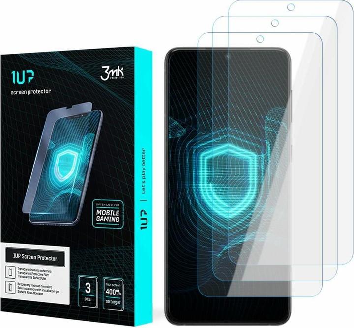 Produktbild 3MK Folia 1UP Xiaomi Redmi 12 Folia Gaming 3szt (3 Stück, Xiaomi Redmi 12)