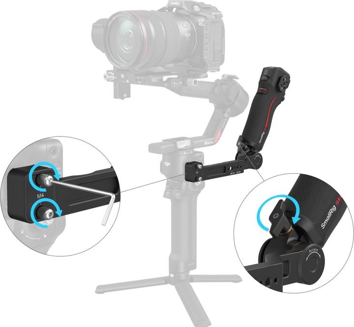 Actual product image SmallRig 4326 Focus Control Sling Handle for DJI RS Series (Gimbal handle)