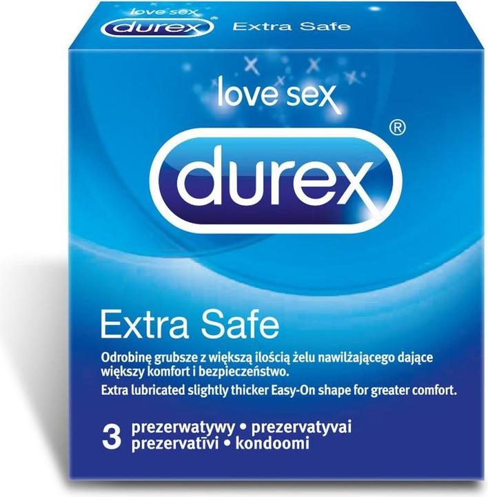 Image du produit Durex Préservatifs Extra Safe - Variant : 3 pcs (3 pcs)