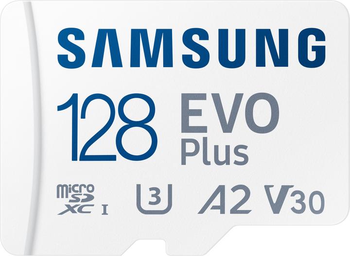 Samsung EVO Plus (128 GB, microSDXC, U3, UHS-I)