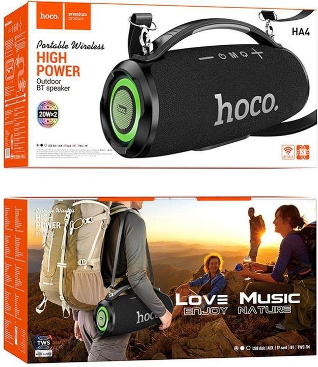Immagine prodotto Hoco Bluetooth speakers wireless speaker bluetooth HA4 camouflage green (4 h)