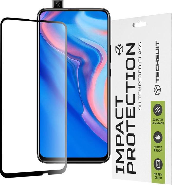 Image du produit Techsuit - 111D Full Cover / Full Glue Glass - Huawei P Smart Z / Y9 Prime 2019 - Black (1 pièce(s), Huawei Y9 Prime (2019), Huawei P Smart Z)
