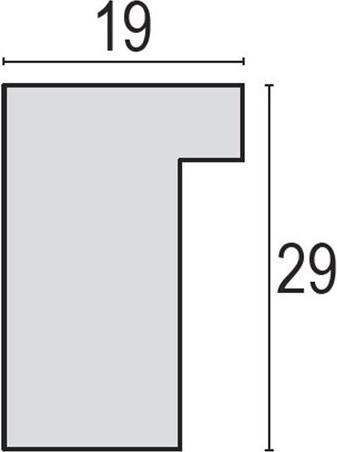 Produktbild ZEP Bilderrahmen V5957W Niki White 9x13 / 13x18 cm (9 x 13 cm, 13 x 18 cm)