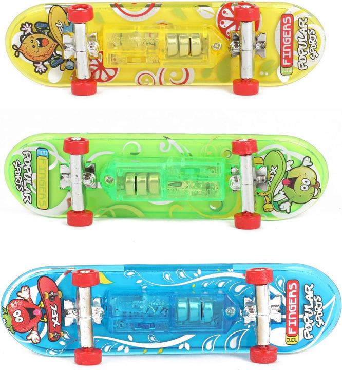 Produktbild Toi-Toys Finger-Skateboard mit Licht und zusätzlichen Rädern