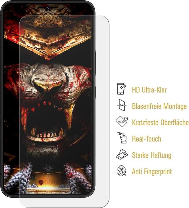 Actual product image Protectorking 4x 9H Panzerglas flexibel HD Klar (4 Piece, Samsung Galaxy S20 FE)
