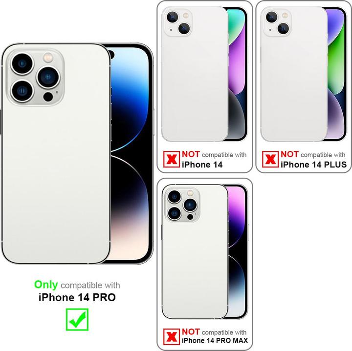 Produktbild Cadorabo Universale Schutzhülle Tasche mit Gürtelclip (Apple iPhone 14 Pro)