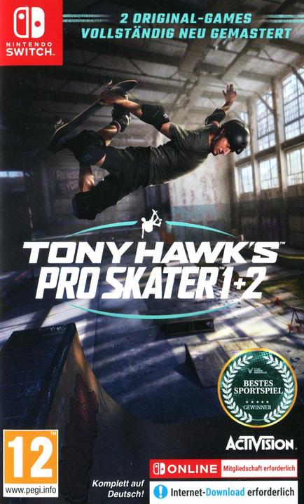 Produktbild Activision Tony Hawk Pro Skater 1 + 2 (Switch, Switch Lite, Switch OLED, Multilingual)