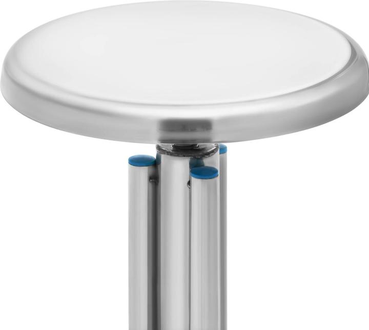 Produktbild Steinberg Drehhocker Praxishocker Laborhocker höhenverstellbar Edelstahl 45 - 60 cm 150 kg