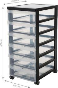 Immagine prodotto Iris Cassettiera (39 x 29 x 61,5 cm, 6 l)