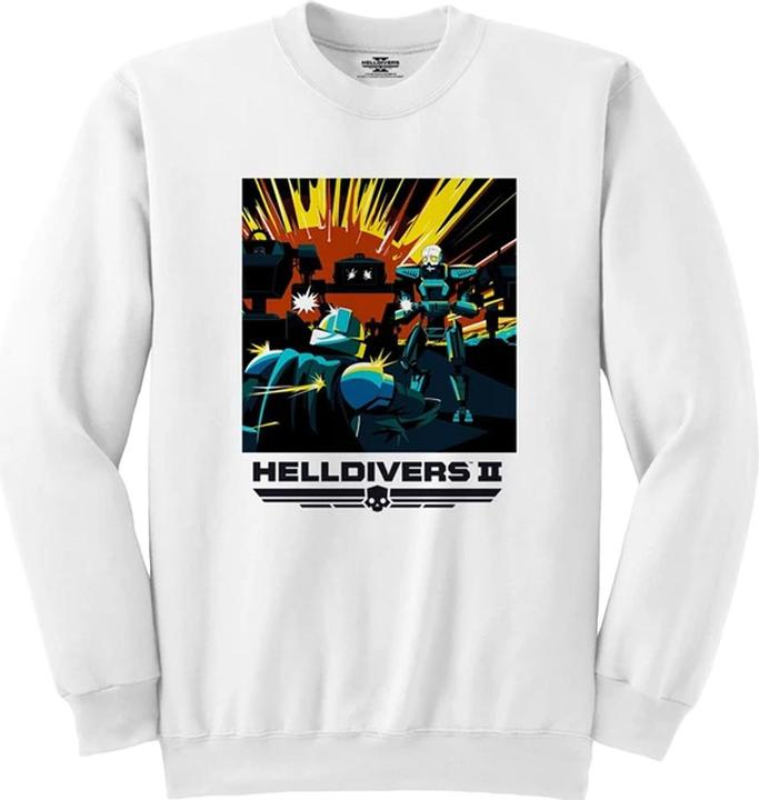 Immagine prodotto Helldivers 2 Felpa Arte 2D e logo Adulto Unisex (M)
