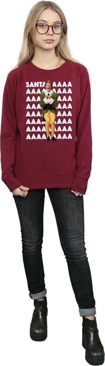 Immagine prodotto Elf Buddy Santa Scream Felpa Donna (XL)