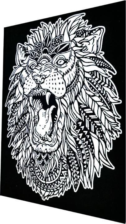 Actual product image ColorVelvet Colouring picture lion