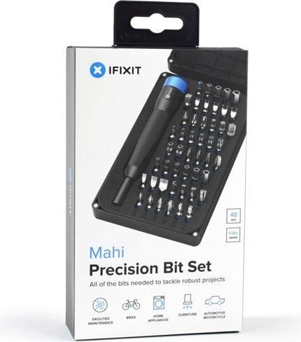 Produktbild iFixit Mahi Precision Bit Set (2, 3, 4, 5, 6, 7, 3/16, TR35, T TR 27, T TR 15, 5/32, T TR 20, 8 mm ∙ TR10, TR40 ∙ 1/4, PZ 3 ∙ 4, PH 3 ∙ PZ 1, T TR 25, 7/32, T TR 30, PH0, 1/8, 8 mm ∙ 2, 3 ∙ 1, 9/64 ∙ 4, PH1, PH2, PZ2)