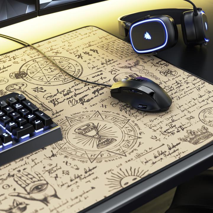 Immagine prodotto Titanwolf Tappetino per mouse da gioco, tappetino per mouse XXXL speed 1200 x 600 mm, velocità e precisione (XXL)