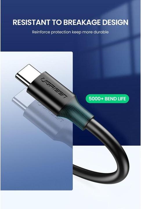 Actual product image Ugreen USB-C to USB-A 3.0 3A Data Cable (1 m, USB 3.0)