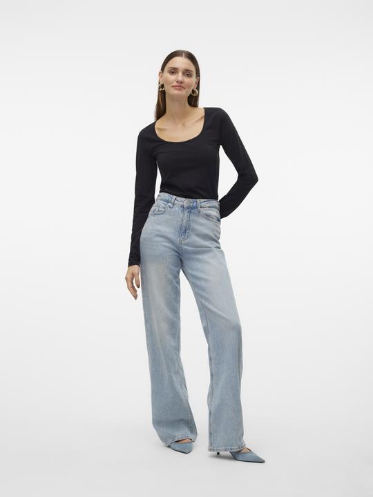Produktbild Vero Moda Vmlulu Ls U-Neck Top Jrs Ga Noos (S)