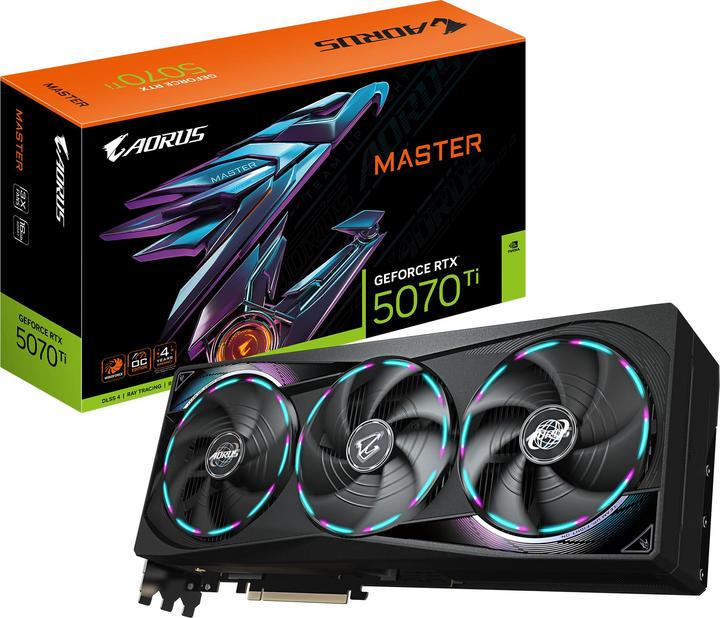 Produktbild Gigabyte AORUS GeForce RTX 5070 Ti Master (16 GB)