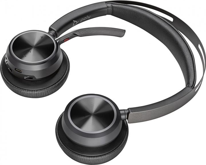 Image du produit HP POLY Voyager Focus 2 USB-C-C Headset +USB-C/A Adapter +Charging Stand