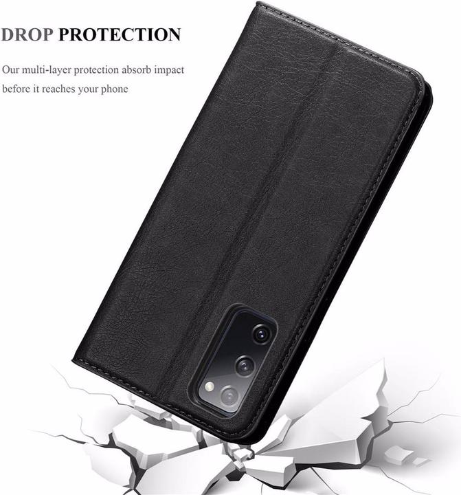 Actual product image Cadorabo Book Invisible Magnet Cover (Samsung Galaxy S20 FE)