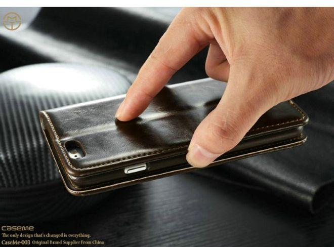 Produktbild Caseme Klassische Leder Hülle (Apple iPhone 6s Plus, Apple iPhone 6 Plus)