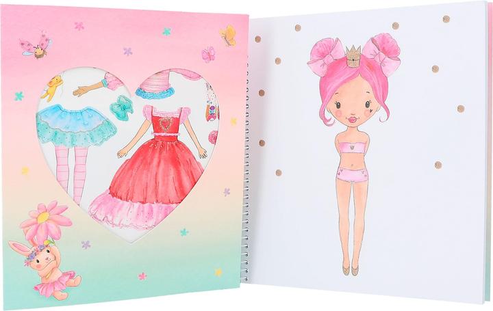 Image du produit Magni Depesche 12462 Princesse Mimi Dress me up - livre d'autocollants de 24 pages pour créer des