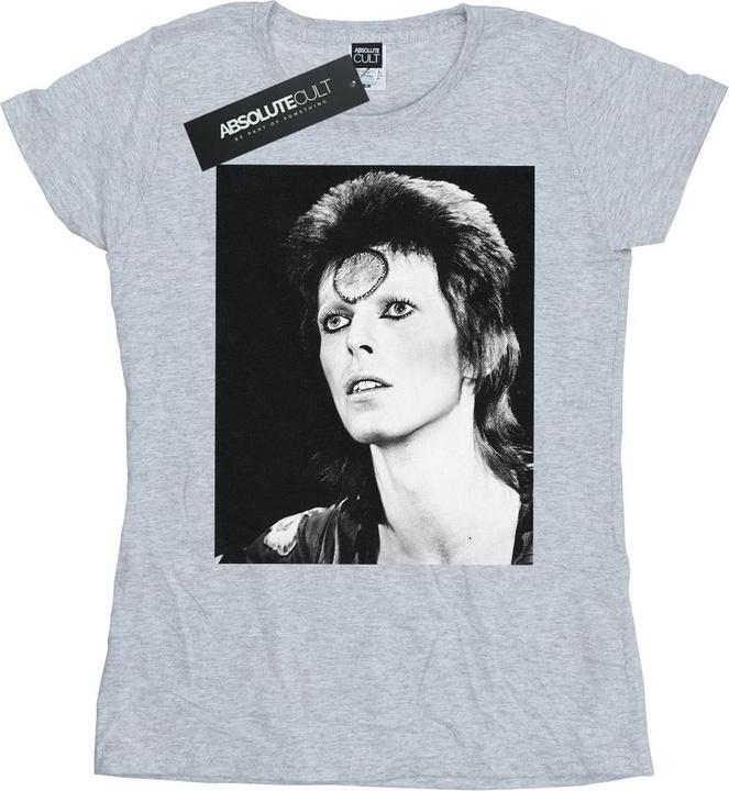 Immagine prodotto David Bowie Ziggy Looking Maglietta Donna (M)