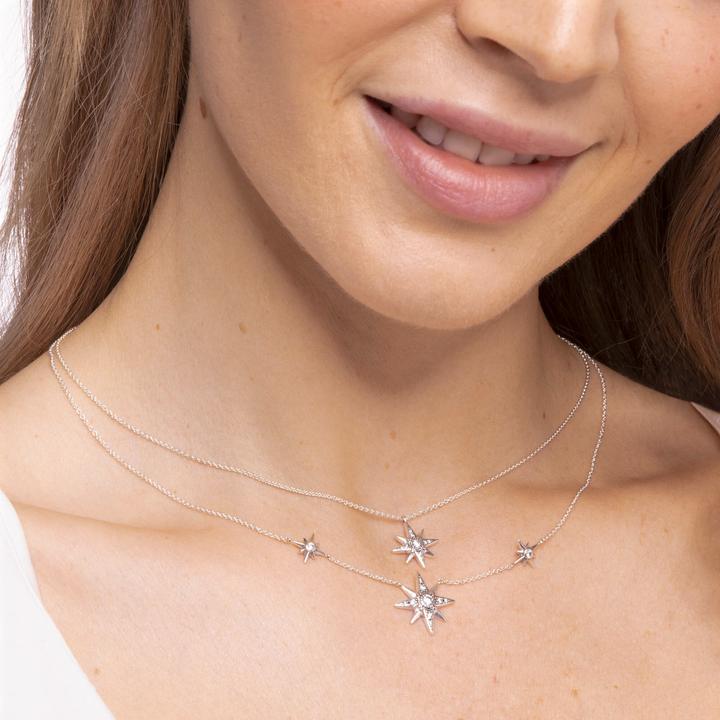 Produktbild Thomas Sabo Kette Sterne (925er Silber, 40 - 45 cm)