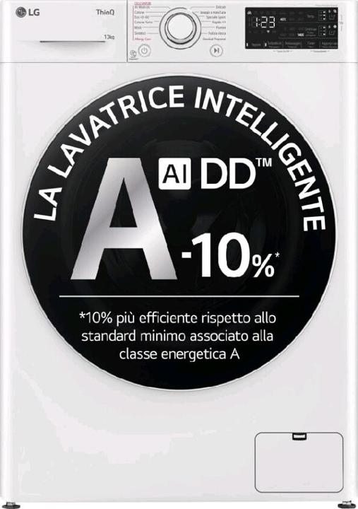 Produktbild LG F4R3710NSWW Waschmaschine 10 kg AI DD, Klasse A-10%, 1400 U/min, automatische Dosierung, Wi-Fi (10 kg, Links)