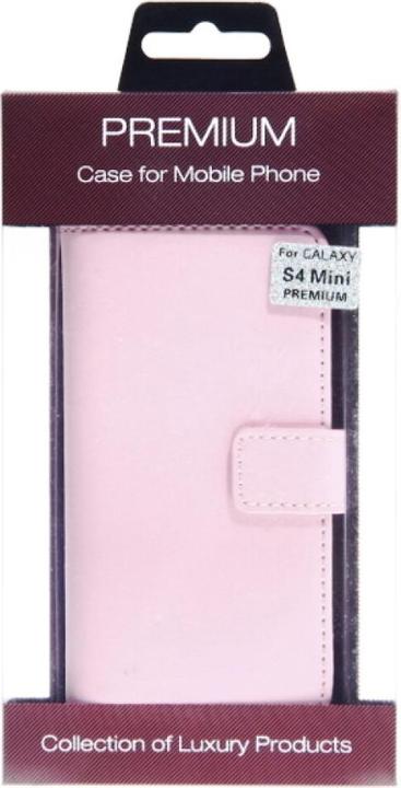 Produktbild OEM Slim Leder Book Case für Galaxy S4 mini - rosa 4250710507795 (Samsung Galaxy S4 Mini I9195, Samsung Galaxy S4 Zoom)