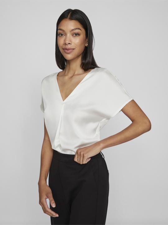 Actual product image Vila V-neck top with short sleeves (34)