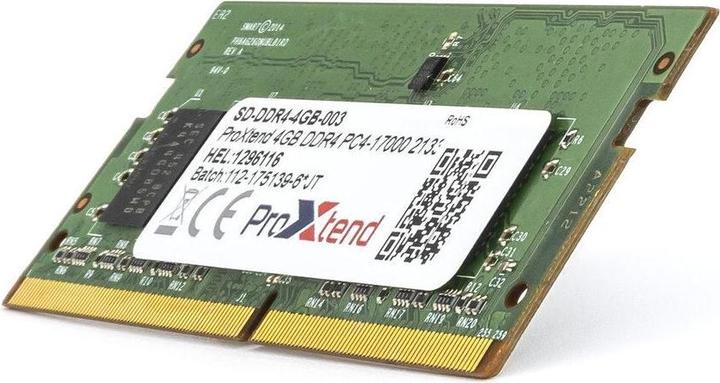 Produktbild ProXtend SD-DDR4-4GB-003 Speichermodul 2133 MHz (1 x 4GB, 2133 MHz, DDR4-RAM, SO-DIMM)