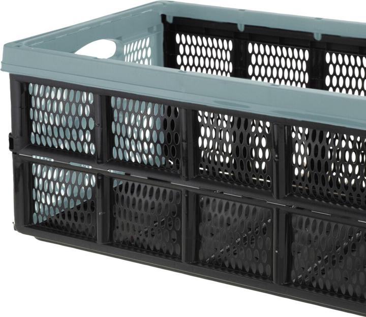 Actual product image Inda-Exclusiv Stackable folding box 32 L Transport box 48X35X24CM Folding shopping box (48 x 35 x 24 cm, 32 l)