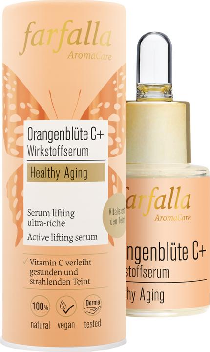 Produktbild Farfalla Orangenblüte C+ Augenfluid (15ml) (Fluid, 15 ml, Tag + Nacht)