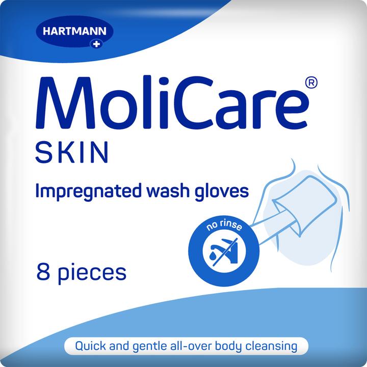Produktbild MoliCare Skin Waschhandschuhe Btl 8 Stk